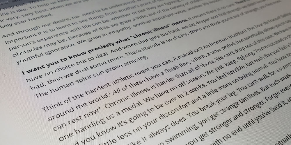 What I Want You To Know - Viral Blog Post