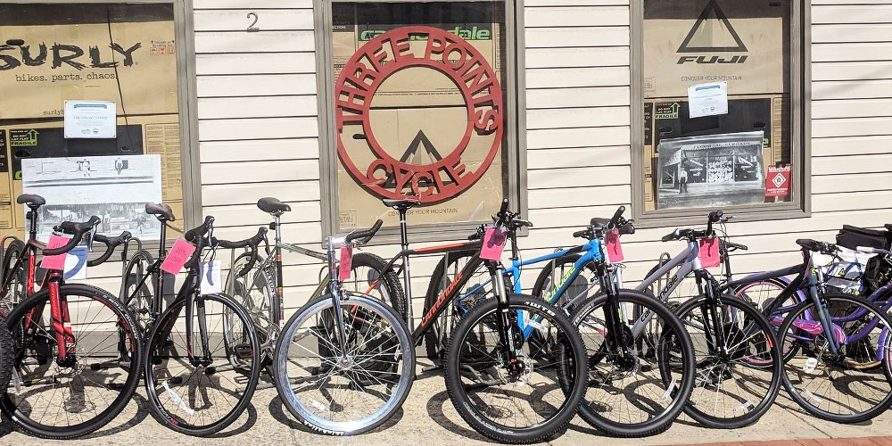 Three Points Cycles - Logo Evolution